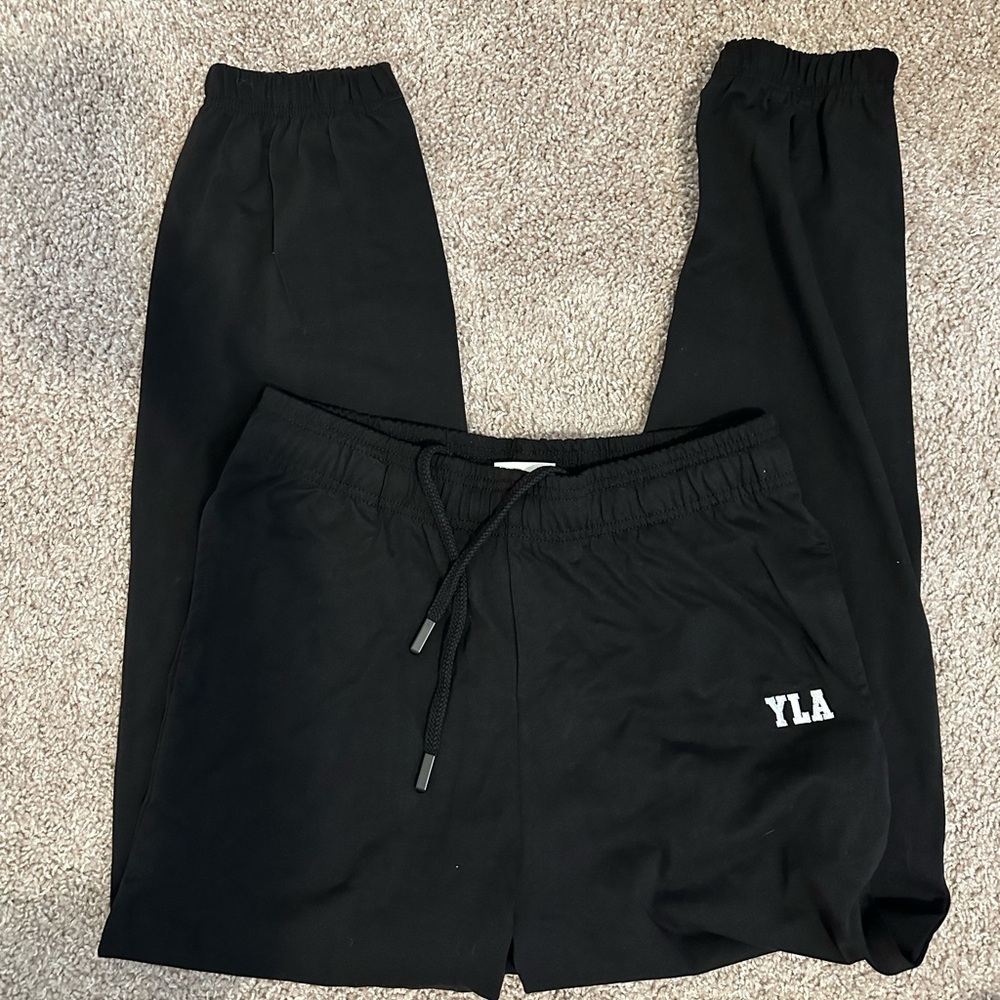 YoungLA black joggers size small black